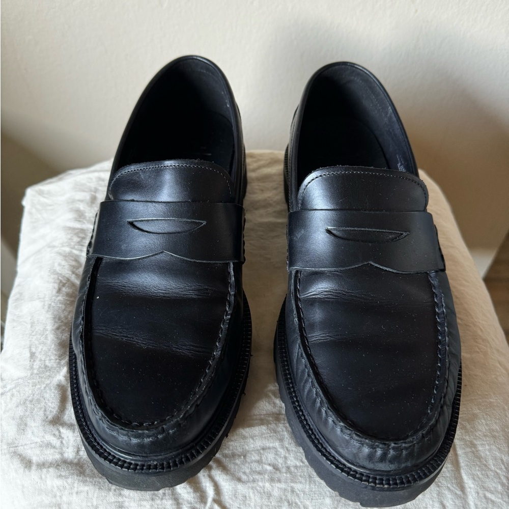 Classic Black Loafers